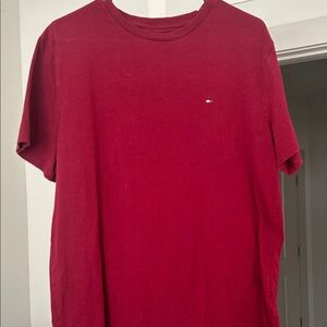 Tommy Hilfiger Short Sleeve Crewneck Tee - Deep Red